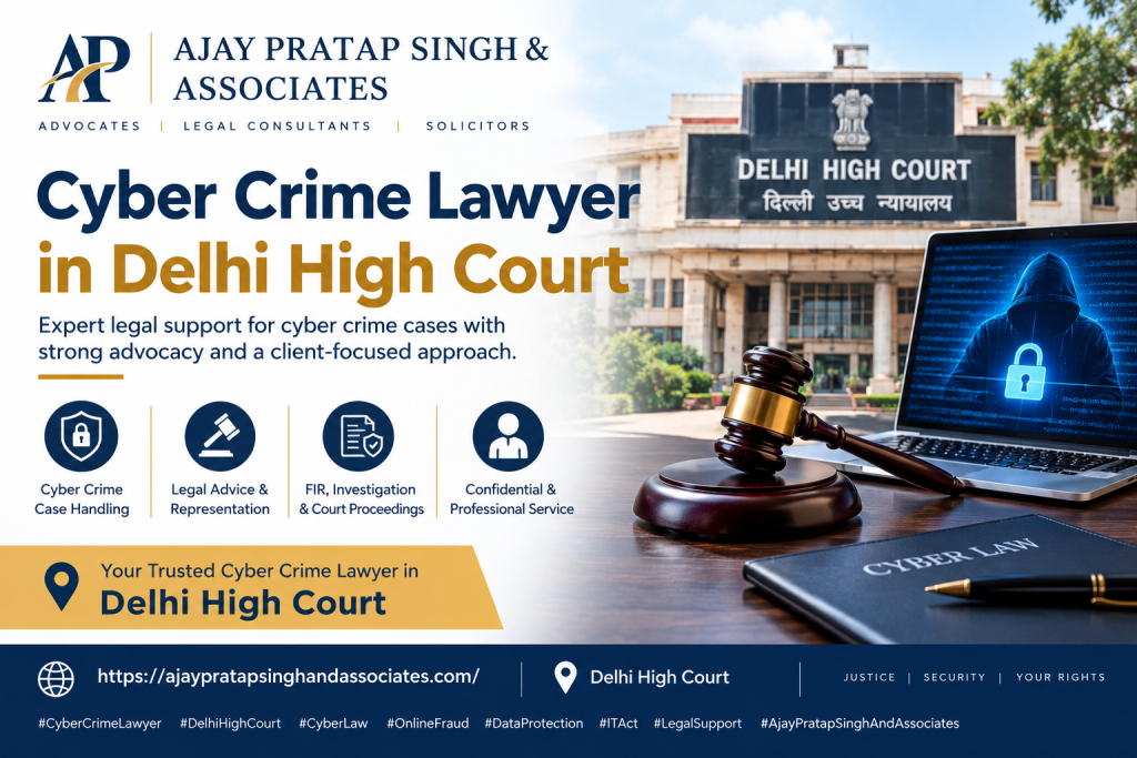 Cyber Crime Lawyer in Delhi High Court: Legal Guidance for Cybercrime Cases